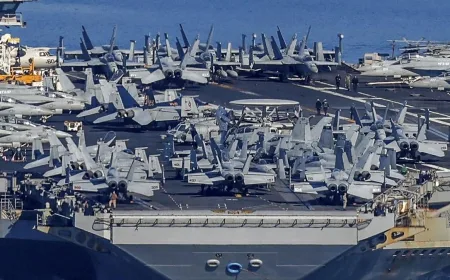 Kapal Induk AS Gerald R. Ford Ditarik dari Medan Perang Iran Setelah Kebakaran