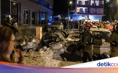 Serangan Rudal Iran Terbaru di Israel: 2 Tewas, Operasi Kereta Terhenti