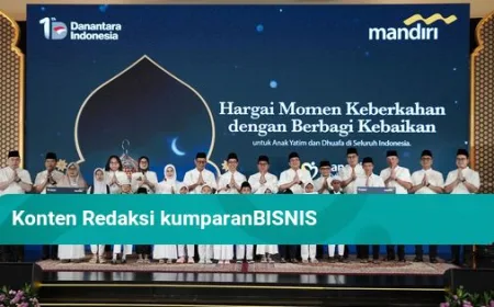 Bank Mandiri Salurkan Bantuan Sosial untuk 114.000 Penerima Selama Ramadan 1447 H