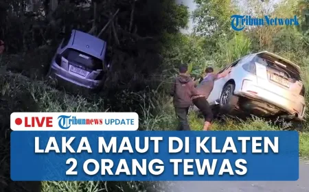 Kecelakaan Maut di Klaten: 2 Tewas Termasuk Pemudik dari Kendari