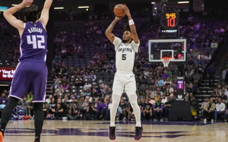 Spurs Pecahkan Rekor Tripoin Tim dalam Kemenangan Telak atas Kings