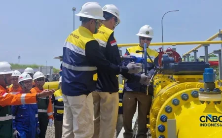 Proyek Pipa Gas Rp 2,7 Triliun Resmi Mengalirkan Gas Perdana Ruas Cisem Tahap II