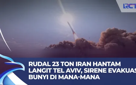 Iran Hujani Israel dengan Rudal Canggih Termasuk Sejjil dalam Operasi True Promise 4