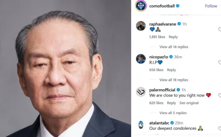 Como 1907 Berduka, Sampaikan Penghormatan Terakhir untuk Michael Bambang Hartono