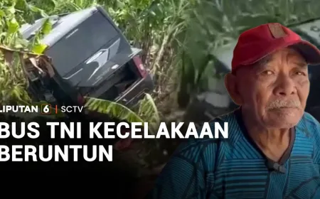 Bus TNI Kecelakaan Beruntun di Ngamprah, Bandung Barat: Sejumlah Anggota Terluka