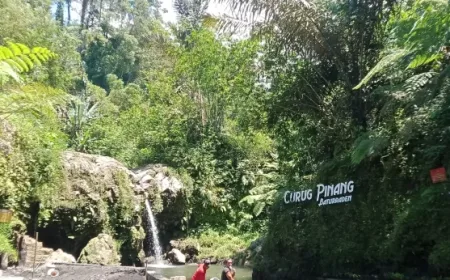 Persiapan Curug Pinang Sambut Libur Lebaran Pasca Banjir Lumpur di Baturraden