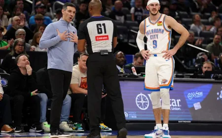 Blok Sepatu Alex Caruso di Laga Thunder vs Magic Jadi Sorotan Hebat