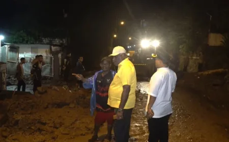 Hujan Deras Picu Longsor di Jayapura, Akses Jalan Utara Sempat Tertutup