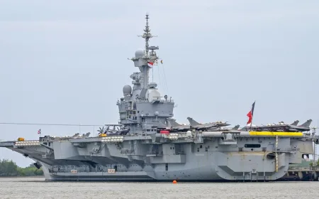 Prajurit Prancis Bocorkan Lokasi Kapal Induk Charles de Gaulle Lewat Strava