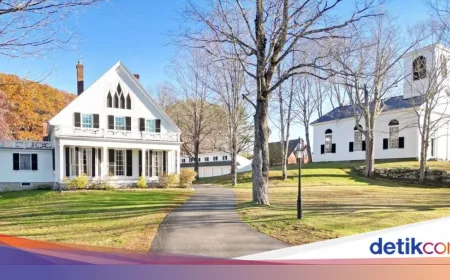 Desa Estetik di Amerika Dijual Rp 100 M, Lengkap dengan 21 Bangunan Bersejarah