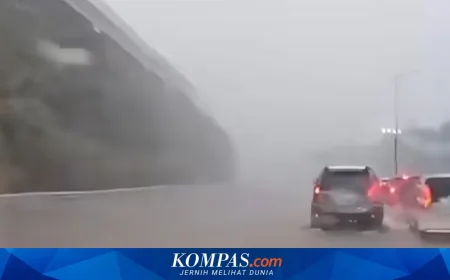 Banjir 30 cm di Tol Jagorawi Picu Macet dan Penutupan Rest Area KM 10