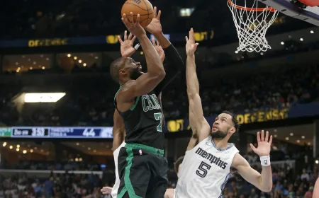 Celtics Berjuang Keras Menang atas Grizzlies dengan Skor 117-112