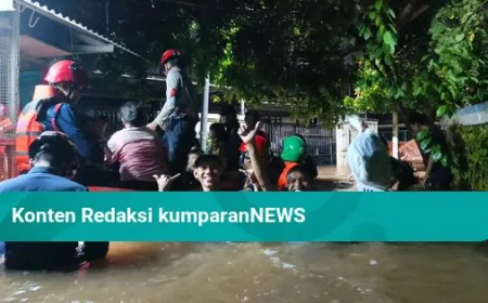 Banjir Pasar Rebo Jaktim Terjang 200 Rumah, Evakuasi Warga Berjalan