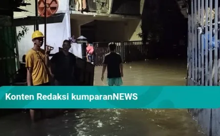 Banjir Besar Rendam Pekayon, Banyak Rumah Kosong karena Penghuni Mudik