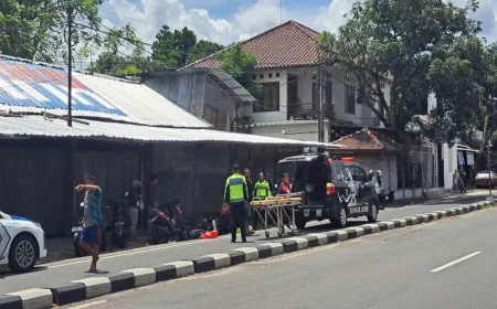 Kecelakaan di Ring Road Utara Libatkan Dua Pemotor saat Momen Lebaran