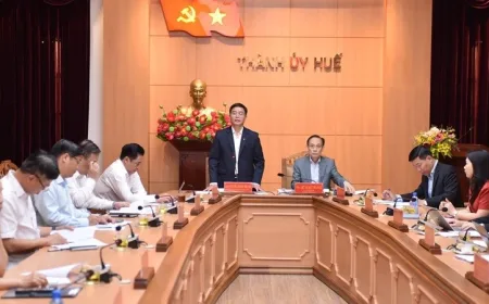 Tim Inspeksi Politbiro Setujui Laporan Pengawasan Komite Partai Kota Hue 2026