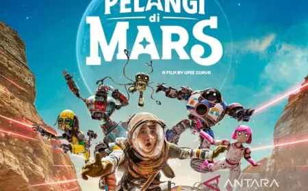 Pelangi di Mars: Film Animasi Sci-Fi Indonesia yang Tampilkan Kisah Heroik Penyelamatan Bumi