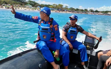 Patroli Satpolairud Garut Tingkatkan Keamanan Laut Saat Libur Lebaran