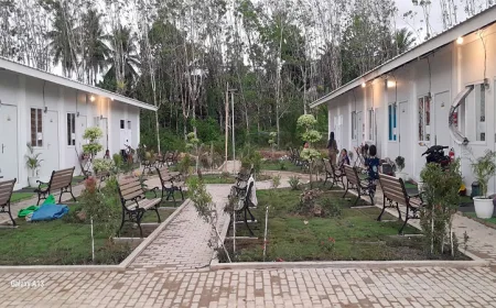 Warga Korban Banjir Bandang Tapsel Rayakan Idul Fitri di Huntara dengan Harapan Pulih