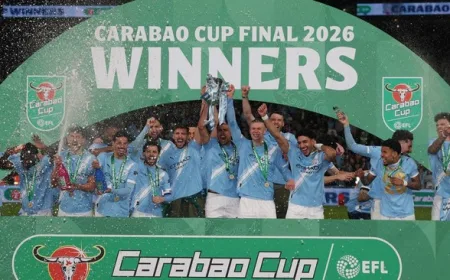 Manchester City Juara Carabao Cup 2026 Usai Libas Arsenal 2-0