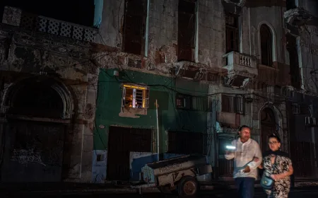 Krisis Energi Kuba: Jaringan Listrik Nasional Kolaps Lagi, Markas Partai Komunis Dibakar Massa