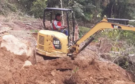 Respons Cepat Pemkab Tapanuli Utara Tangani Longsor Parbubu II, Warga Puji Sigap