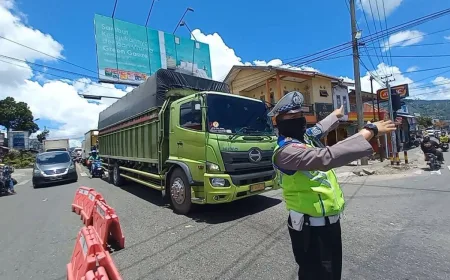 Polisi Tegaskan Jalur Alternatif Rawan Longsor Malalak Tak Dibuka Saat Libur Lebaran