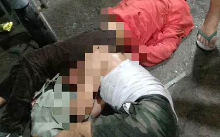 Dua Pelaku Curanmor di Ngagelrejo Surabaya Babak Belur Dihajar Massa