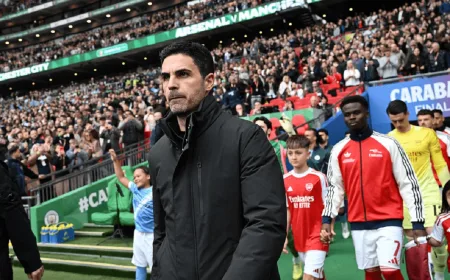 Arsenal Gagal Juara Piala Liga Inggris 2025-2026, Mikel Arteta Tetap Optimis