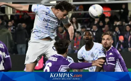 Inter Milan Ditahan Fiorentina 1-1, Kolarov Sorot Penyakit Lama Tim