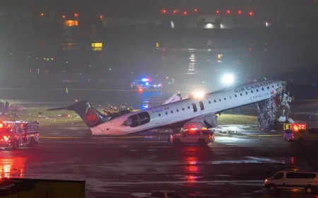 Kecelakaan Pesawat Air Canada di Bandara LaGuardia Tewaskan Dua Pilot