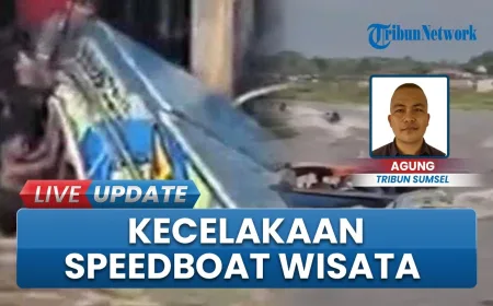 2 Speedboat Terbalik Sehari 2 Kali di Ogan Ilir: Polisi Pastikan Tak Ada Korban Jiwa