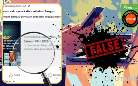 Hoaks Bansos PKH 2026 Beredar di Media Sosial, Ini Daftar Lengkapnya