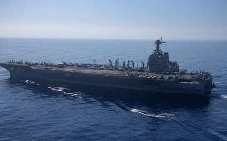 Kapal Induk USS Gerald Ford Ditarik dari Timur Tengah, Dampak Besar bagi Dukungan AS ke Israel