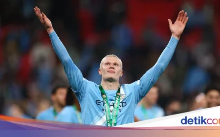 Erling Haaland Lagi-lagi Mandul di Final Carabao Cup 2026 Meski City Juara