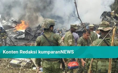 66 Orang Tewas Akibat Kecelakaan Pesawat Militer Kolombia, Ini Fakta Lengkapnya