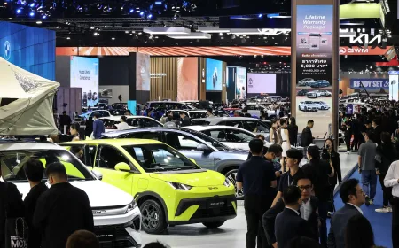 Permintaan Mobil Listrik Meningkat Drastis di Bangkok Motor Show Saat Krisis Minyak Makin Parah