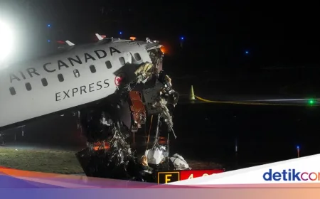 3 Fakta Pesawat Tabrak Truk Damkar di Bandara New York yang Menelan Korban
