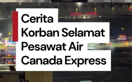 Pesawat Air Canada Express Sempat Melambat Sebelum Tabrakan di Bandara LaGuardia