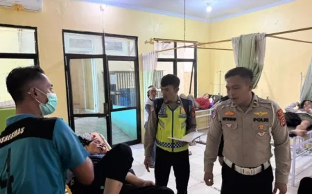 Kecelakaan Bus Wisatawan di Lebak, 21 Penumpang Luka-Luka Dirawat