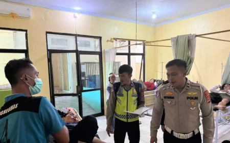 Kecelakaan Bus Wisatawan Bekasi di Turunan Cariang Menuju Pantai Sawarna