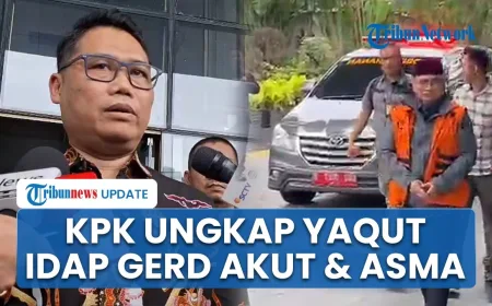 Gus Yaqut Jadi Tahanan Rumah, KPK Ungkap Riwayat Penyakit GERD dan Asma