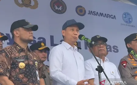 Menkes Apresiasi Penurunan Kasus Kecelakaan Arus Mudik 2026