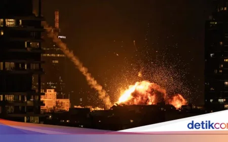 Rudal Iran Hantam Bnei Brak Dekat Tel Aviv, 12 Orang Terluka Parah