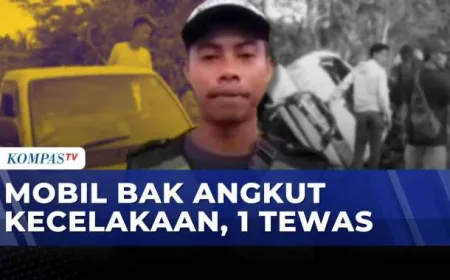 Diduga Sopir Mengantuk, Kecelakaan Pikap Wisatawan di Pangandaran Tewaskan 1 Orang