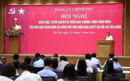 Komite Partai Pemerintah Luncurkan Program Aksi Implementasi Resolusi Kongres Nasional ke-14