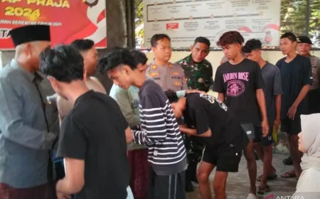 9 Remaja Pemicu Konflik Petemon-Peresak di Mataram Diberi Sanksi Sosial