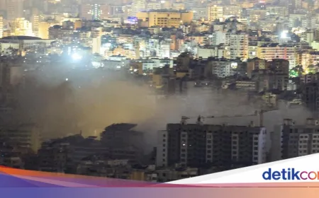 Serangan Israel ke Lebanon: Konflik Memuncak dengan 1.072 Korban Jiwa