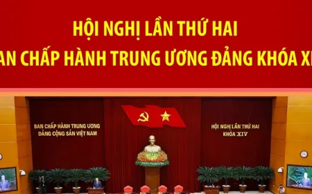Sidang Pleno Kedua Komite Sentral ke-14 Partai Komunis Vietnam Selesai dengan Konsensus Tinggi