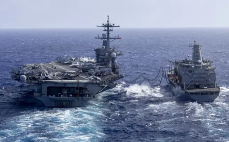 Iran Tembakkan Rudal Jelajah Qader ke Kapal Induk AS USS Abraham Lincoln